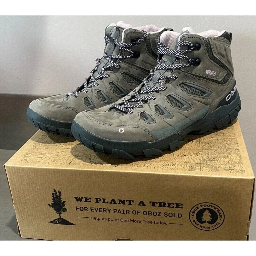 NEW Oboz Sawtooth X Mid Women’s Hiking Boots Shoes #24002 Charcoal Waterproof